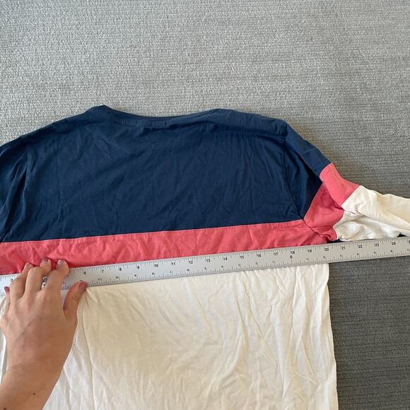 Marine Layer T Shirt Men S Colorblock Casual Crew Neck Long Sleeve Minimalist - Picture 3 of 6